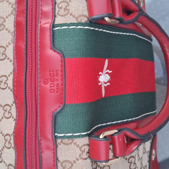 Gucci Bumblebee Sherry Line Boston Bag - Picture 9 of 12